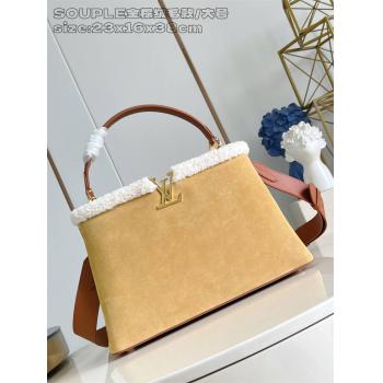 LV女包官网M12784 CAPUCINES SOUPLE 大号手袋
