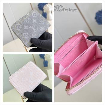 LV美国官网M14277 Zippy 拉链零钱包（牛仔布）