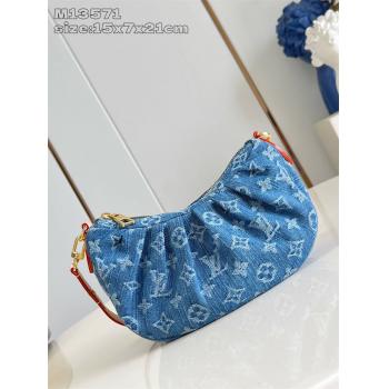 LV M13571 POCHETTE VALLEY 手袋（牛仔布腋下包）