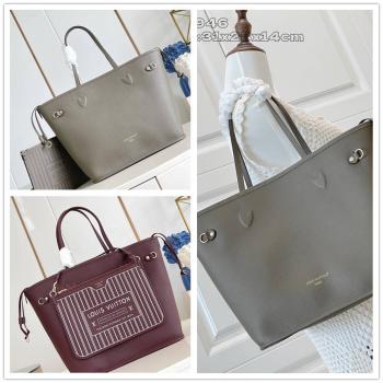 LV新款M25664 Neverfull Inside Out MM 中号双面购物袋11946