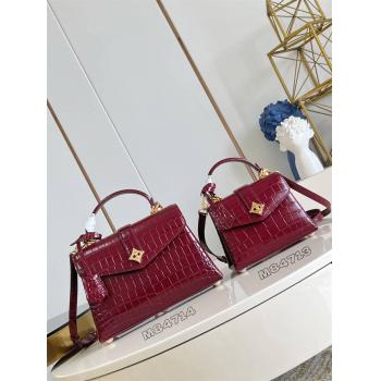 LV M84713/M84714 Rose des Vents 迷你/小号手袋（鳄鱼纹）