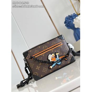 LV男包价格M80159 MINI SOFT TRUNK 链条包盒子包