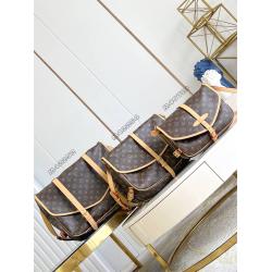 LV包包M40710/M42254/M42252 Saumur 双子星小号/中号/大号手袋