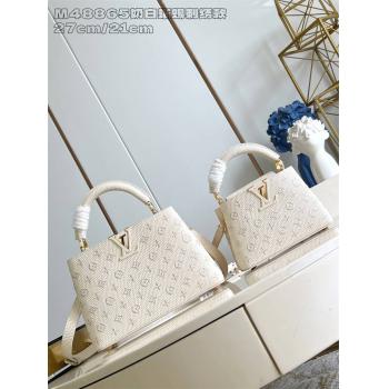 LV法国官网CAPUCINES 迷你/BB 手袋（蜥蜴刺绣款）48865