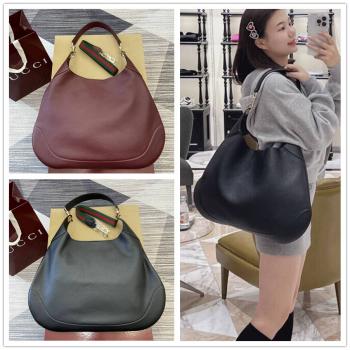 gucci官网中文版古驰 820169 Body双锁扣中号肩背包（荔枝纹）