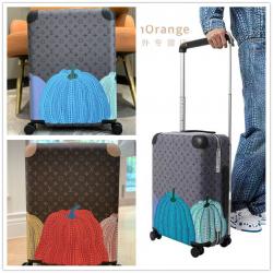 LV高仿M10157/M10155 HORIZON 四轮拉杆箱55厘米（草间弥生合作款）