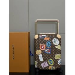 LV原单官网M14728 HORIZON 四轮拉杆箱55厘米（20寸丝印款）