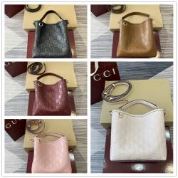 gucci中文官网古驰 815118 GG Emblem系列小号水桶包（压纹牛皮）