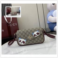gucci官网网站古驰 818764 饰熊猫细节GG迷你肩背包