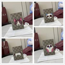 gucci美国官网古驰 810072 GG小猫护照夹