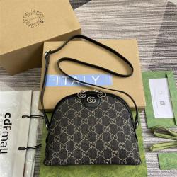 gucci怎么读古驰 499621 Ophidia系列GG肩背包贝壳包（牛仔布）