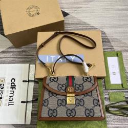 gucci官方旗舰店古驰 651055 Ophidia系列中号手提包