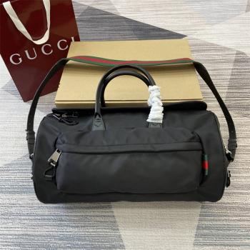 古驰包包价格和图片GUCCI 800185 中号GG旅行包（尼龙旅行袋）