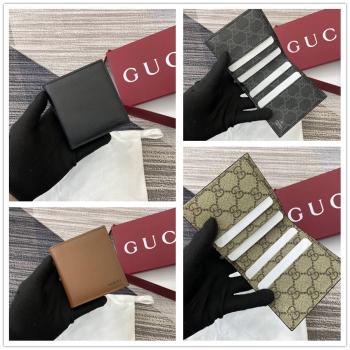 gucci官网中文官方网古驰 818949 GG Emblem系列双折钱包卡包
