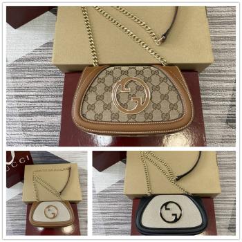 gucci是什么牌子古驰 815711 Blondie系列迷你肩背包（帆布）