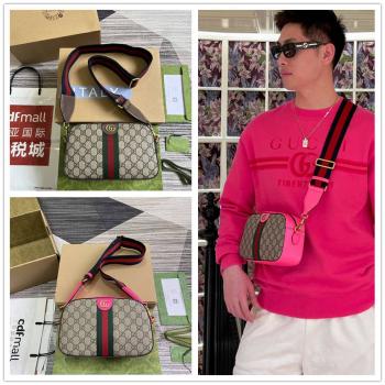 美国gucci官网古驰 752591 Ophidia系列小号斜挎手袋相机包