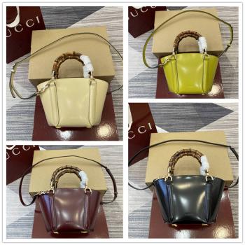 gucci澳洲官网古驰 805832 GG 迷你竹节手提托特包