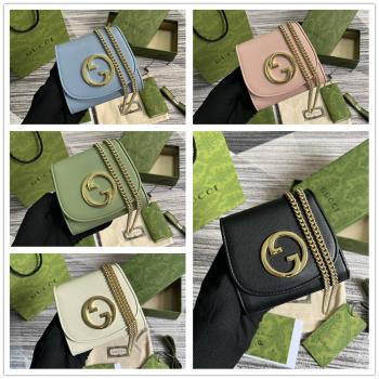 gucci官网中文官方网古驰 725219 Blondie链条包卡包