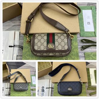 古驰香港官网GUCCI 795466 Ophidia系列迷你手袋斜挎包