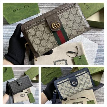 gucci手包古驰 760248 GG Ophidia系列手拿包