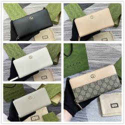 gucci欧洲官网古驰 790057 GG Marmont系列长款钱包