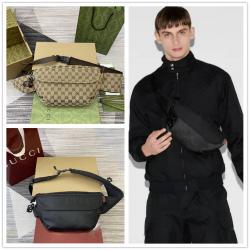 古驰包包官网价格GUCCI 804262 Nexus系列大号腰包（尼龙帆布）