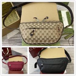 古驰中国官网GUCCI 802096 小号GG斜挎包（帆布尼龙）