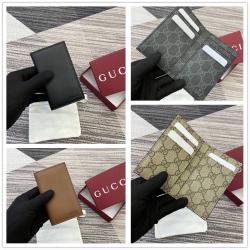 gucci旗舰店古驰 818953 GG Emblem系列双折卡包