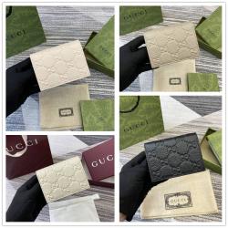 gucci意大利官网古驰 815901 GG Emblem系列卡包钱包