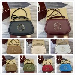 gucci中文官网古驰 815719 Blondie系列中号手提包