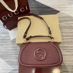 gucci价格古驰女包 815714 Blondie系列中号手提包（编织）