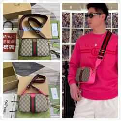 美国gucci官网古驰 752591 Ophidia系列小号斜挎手袋相机包