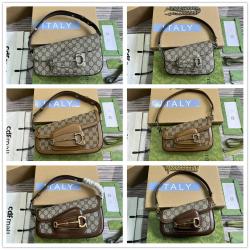 GUCCI古驰女包价格 774209/764155 Horsebit 1955系列迷你/小号肩背包