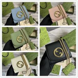 gucci官网中文官方网古驰 725219 Blondie链条包卡包