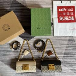 gucci官网中文官方网古驰 735103 Padlock 小号链条包
