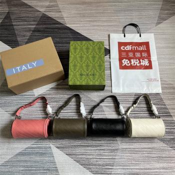 古驰中国官网GUCCI 760170 Blondie系列迷你单肩包圆筒包