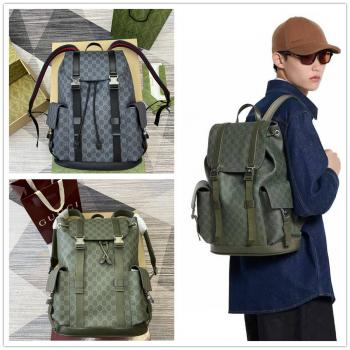 gucci中国官网古驰 792080 GG字母图案大号背包双肩包