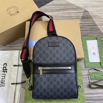 gucci官网中文官方网古驰 771164 GG Supreme迷你胸包