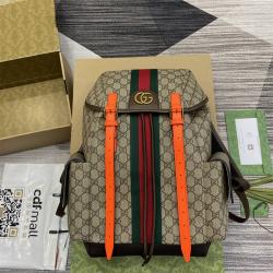 gucci意大利官网古驰 598140 Ophidia系列中号GG双肩包