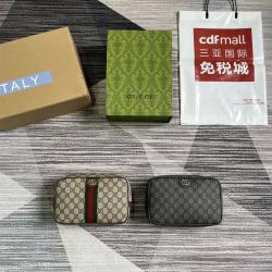 gucci中国官方网站古驰 760019 Savoy系列小号洗漱包手拿包