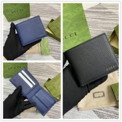古驰gucci官网旗舰店 771153 饰标识双折钱包
