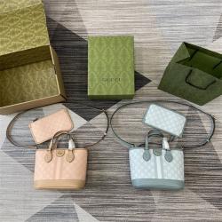 古驰官网旗舰店GUCCI 811716 Ophidia系列迷你托特包