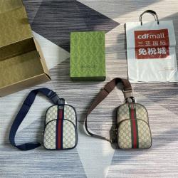 gucci官方网站古驰 779915 Ophidia系列小号单肩包胸包