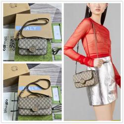 gucci官网价格古驰 739722/739721 Petite GG系列迷你/小号肩背包