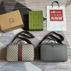 gucci法国官网古驰 752587 Ophidia系列GG旅行包旅行袋