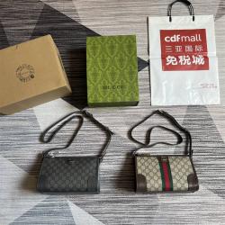 gucci意大利官网古驰 752581 Ophidia系列GG邮差包斜挎包