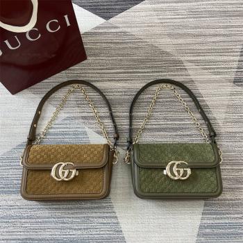 gucci官方网站古驰 826761 Go系列小号肩背包（绒面）