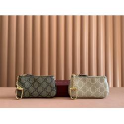 gucci旗舰店古驰 819113 GG Emblem系列钥匙包零钱包
