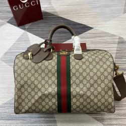 gucci旗舰店古驰 547953 Ophidia系列GG中号旅行包旅行袋