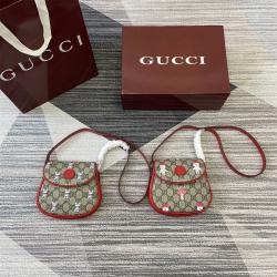 gucci官网价格古驰 814014 儿童印花GG肩背包斜挎包